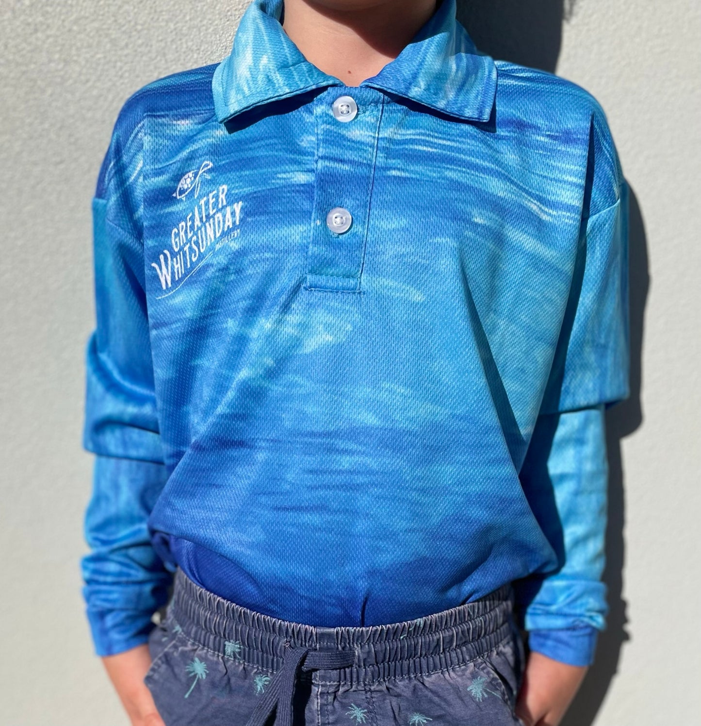 SPF 50+ Kids Fishing Shirts